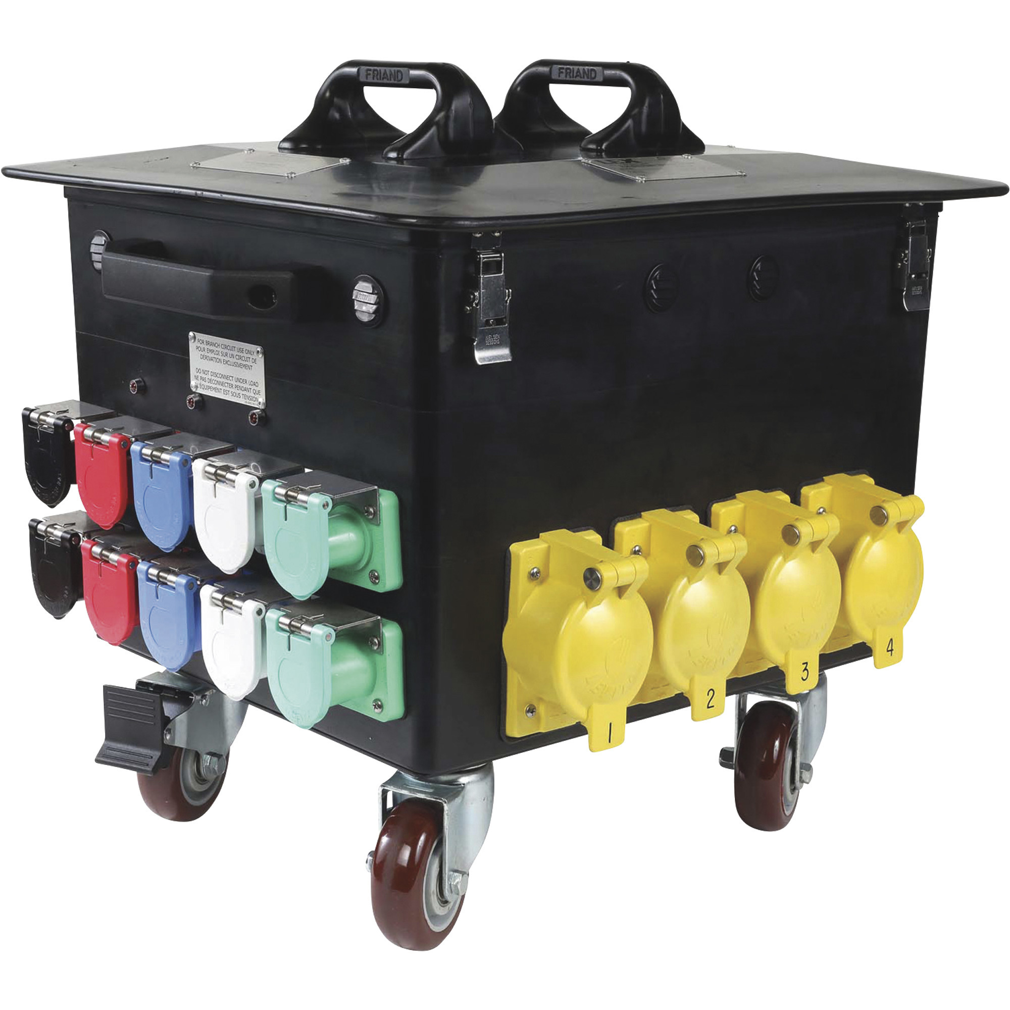 Generac Portable Power Distribution Box with Casters, 400 Amps, 125/250 Volts